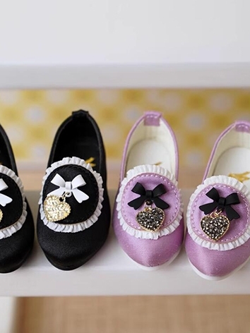 BJD Shoes Pure Hand-made Silk Shoes for MSD Size Ball-jointed Doll