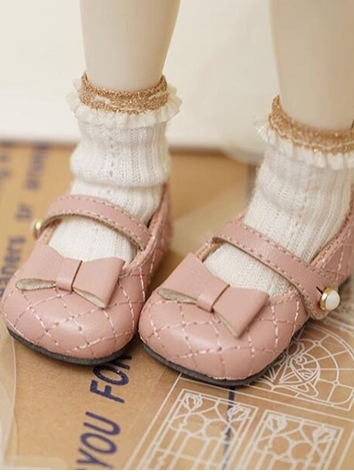 BJD Shoes Square Toe Flat Shoes for YOSD Size Ball-jointed Doll