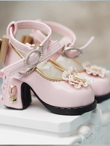 BJD Shoes Thick Heel Shoes for MSD YOSD Size Ball-jointed Doll