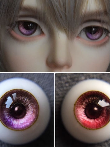 BJD Resin Eyes <Coral>12mm 14m 16mm 18mm Eyeballs for Ball-jointed Doll