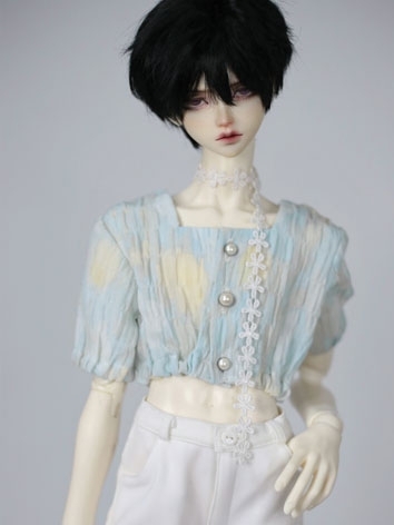 BJD Clothes Square-cut Collar T-shirt A450 for MSD SD 70cm Loongsoul73 ID75 Size Ball-jointed Doll