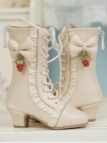BJD Shoes High Heel Bowknot Boots for MSD/YOSD Size Ball-jointed Doll