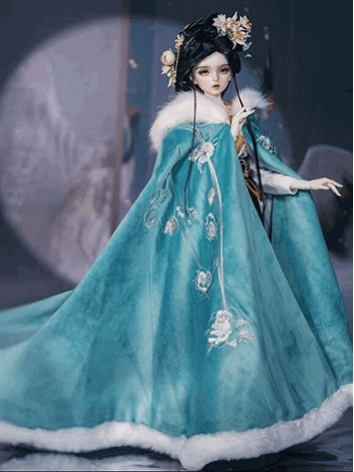 BJD Clothes Ancient Style Embroidery Cloak for SD Size Ball-jointed Doll