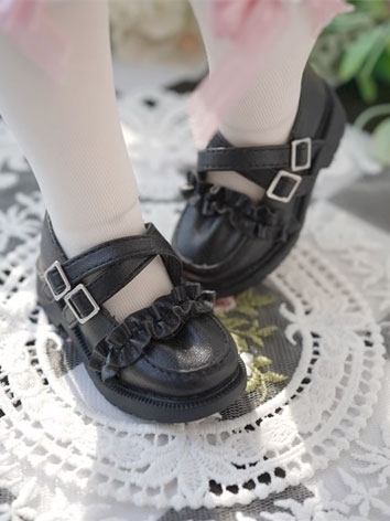 BJD Doll Round Toe Leather Shoes for MSD YOSD Size Ball Jointed Doll