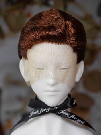 BJD Wig Off-center Soft Hair for SD Size Ball-jointed Doll