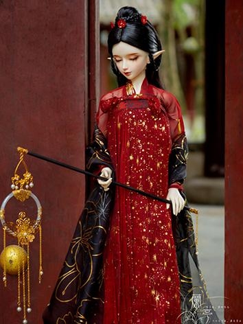BJD Clothes Ancient Style Dress Set for 70cm/SD/MSD Ball-jointed Doll