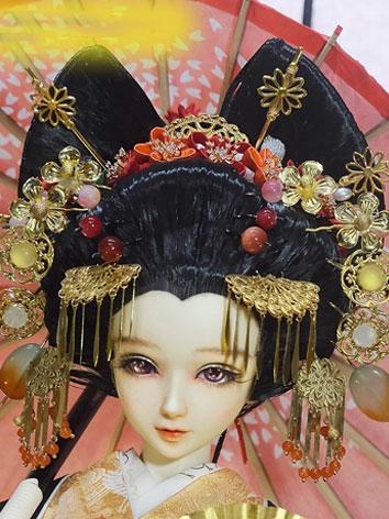 BJD Accessories Flower Hairpin Suit (Shan Yu Jin Que) Ball-jointed Doll