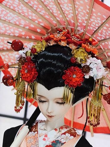 BJD Accessories Flower Hairpin Suit (Feng Yu Mian Xue) Ball-jointed Doll