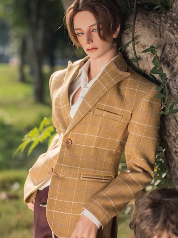 BJD Clothes Ginger Suit Jacket for ID75/YC76/Muscle75 Size Ball-jointed Doll