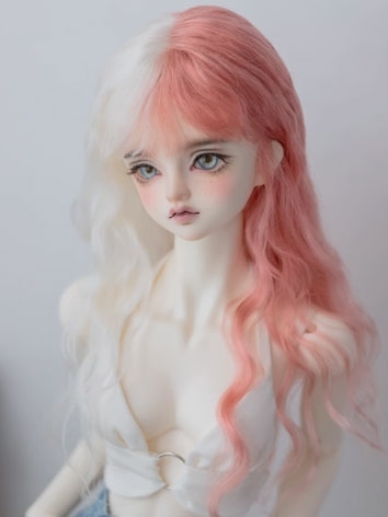 BJD Wig Long Color Matching Mohair for SD MSD Size Ball Jointed Doll