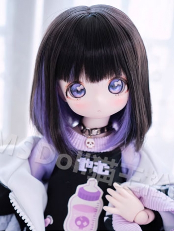 BJD Doll Wig Hair Double Colors for SD MSD YOSD Size Ball Jointed Doll