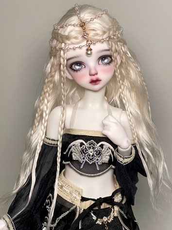 BJD Wig Long Braid Exotic Princess Mohair for SD MSD Size Ball Jointed Doll