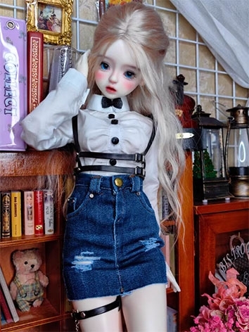 BJD Clothes Blouse Shirt Skirt Suit for ID75 SD MSD YOSD Ball-jointed Doll