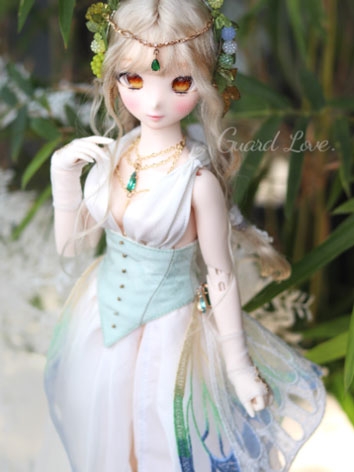 BJD Clothes Willa Outfit Girl Dress Set for MSD Size Ball-jointed Doll