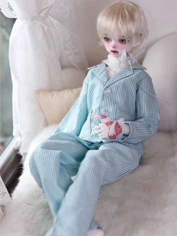 BJD Clothes Stripe Patient Clothes for MSD Ball-jointed Doll