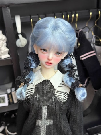 BJD Wig Long Fishbone Braid Girl for SD MSD Size Ball Jointed Doll