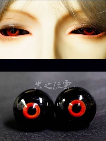 BJD Glass Yaksha Eyes 12mm 14mm 16mm Eyeballs for Ball-jointed Doll
