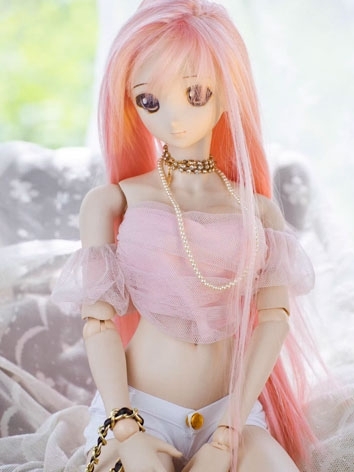 BJD Clothes Light Pink Tulle Top for MSD SD Ball-jointed Doll