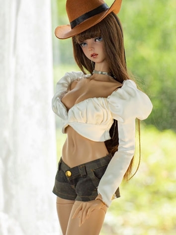 BJD Clothes Sexy White Top for MSD SD Ball-jointed Doll
