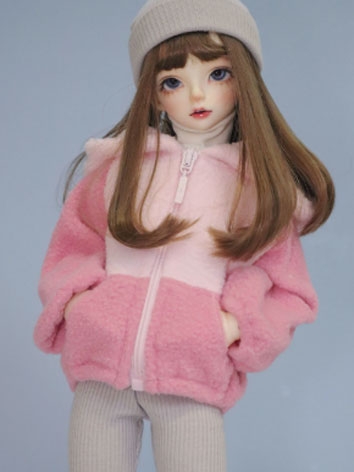 BJD Clothes Hoodie Color-matching Top for MSD Size Ball-joint Doll