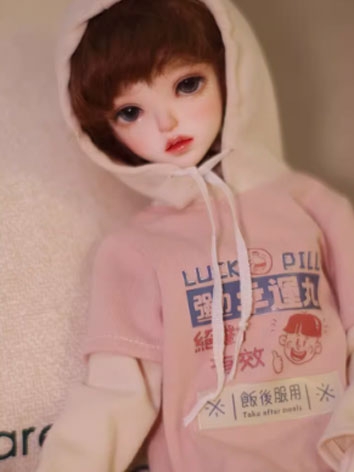BJD Clothes Daily  Casual Hoodie Top for MSD Size Ball-joint Doll