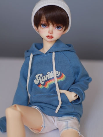 BJD Clothes Daily Casual Hoodie Top for MSD Size Ball-joint Doll