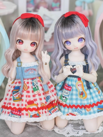 BJD Clothes Overall Dress for MSD Size Ball-joint Doll