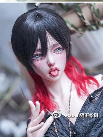 BJD Doll Wig Wolf Tail Hair for YOSD MSD SD Size Ball Jointed Doll