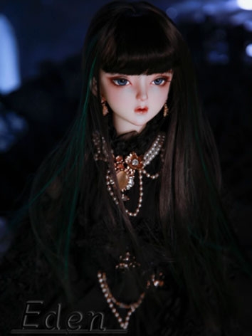 BJD Wig Long Soft Hair for SD MSD Size Ball-jointed Doll