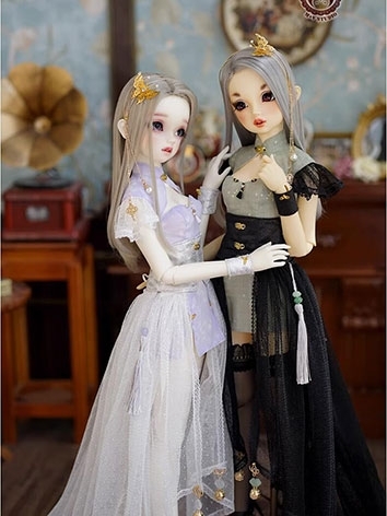 BJD Clothes Ancient Style Cheongsam Dress Suits for SD/DD/MDD Size Ball-jointed Doll