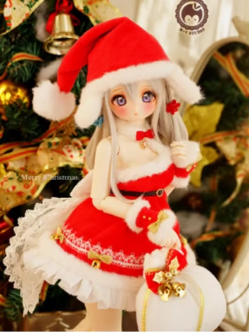 BJD Clothes Christmas Dress Suits for MSD/MDD Size Ball-jointed Doll