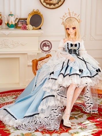 BJD Clothes Retro Court Dress Suits for SD/DD Size Ball-jointed Doll