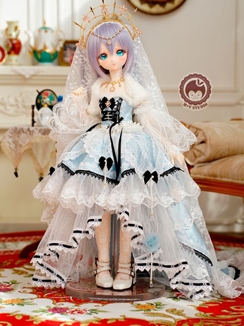 BJD Clothes Retro Court Dress Suits for MSD/MDD Size Ball-jointed Doll
