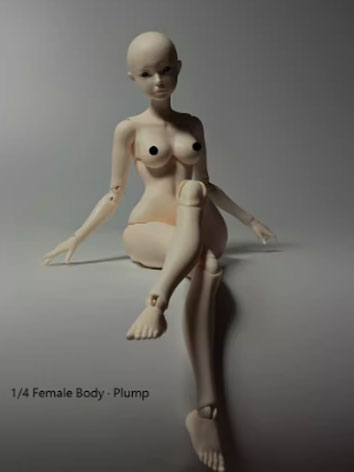 BJD Body 1/4 Female Body-Plump 44cm Girl Ball-jointed Doll