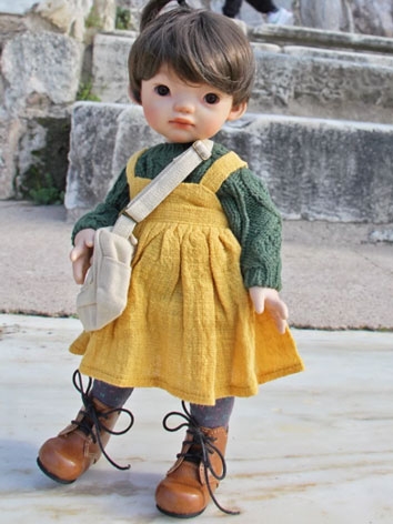 BJD Clothes Daily Overall Dress <421> for YOSD/MSD/Blythe Size Ball Jointed Doll