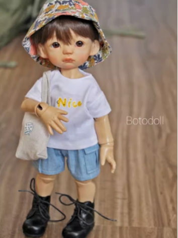 BJD Clothes Daily White T-shirt for YOSD/MSD/Blythe Size Ball Jointed Doll
