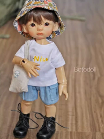 BJD Hat Flora Bucket Hat for Blythe/YOSD/MSD Size Ball-jointed Doll