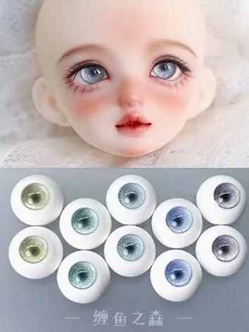 BJD Plaster Eyes [Sea Glass] 12mm 14mm 16mm 18mm Eyeballs for Ball-jointed Doll
