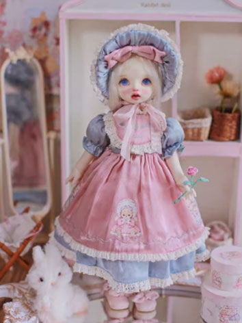 BJD Clothes Rabbit Dress Suits for YOSD Size Ball-jointed Doll