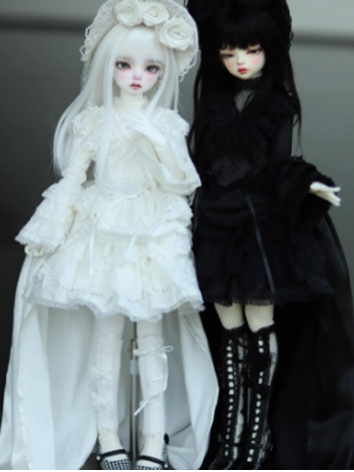 BJD Clothes Retro Gothic Dress Suits for MSD SD Size Ball-jointed Doll
