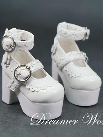 BJD Shoes Lolita High Heel Shoes for MSD Ball-jointed Doll