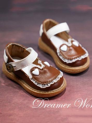 BJD Shoes Lolita Leather Shoes for MSD YOSD Ball-jointed Doll