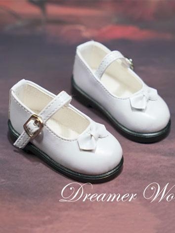 BJD Shoes Bowknot Pupil Shoes for MSD YOSD Ball-jointed Doll