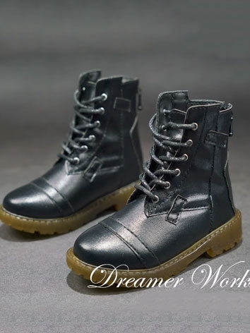 BJD Shoes Lace-up Martin Boots for MSD ID75 Ball-jointed Doll