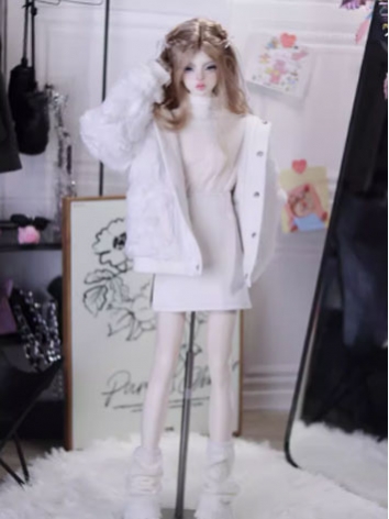 BJD Clothes Coat Skirt Suits T021 for MSD SD 70cm Loongsoul73 Size Ball-jointed Doll