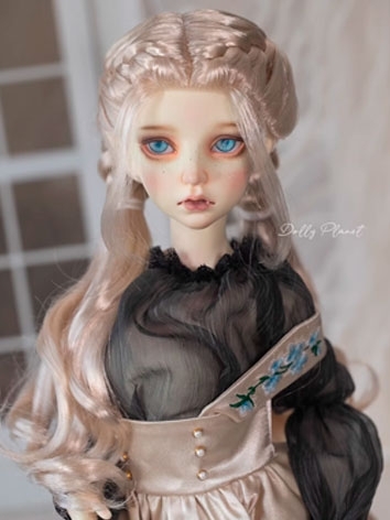 BJD Wig Soft Braid Hair for SD Size Girl Ball-jointed Doll