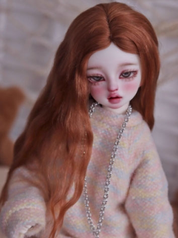 BJD Wig Soft Long Mohair for SD MSD Size Girl Ball-jointed Doll