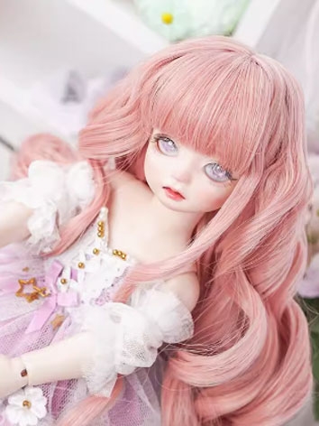 BJD Wig Long Curly High Temperature Hair for SD Size Ball-jointed Doll