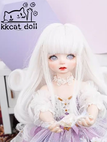 BJD Wig Long Curly High Temperature Hair for SD MSD YOSD Size Ball-jointed Doll