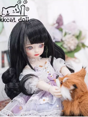 BJD Wig Long Curly High Temperature Hair for SD Size Ball-jointed Doll